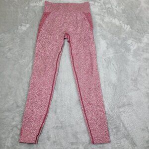 Gymshark Women's Flex High Waisted Leggings Burgundy‎ Marl Size Medium